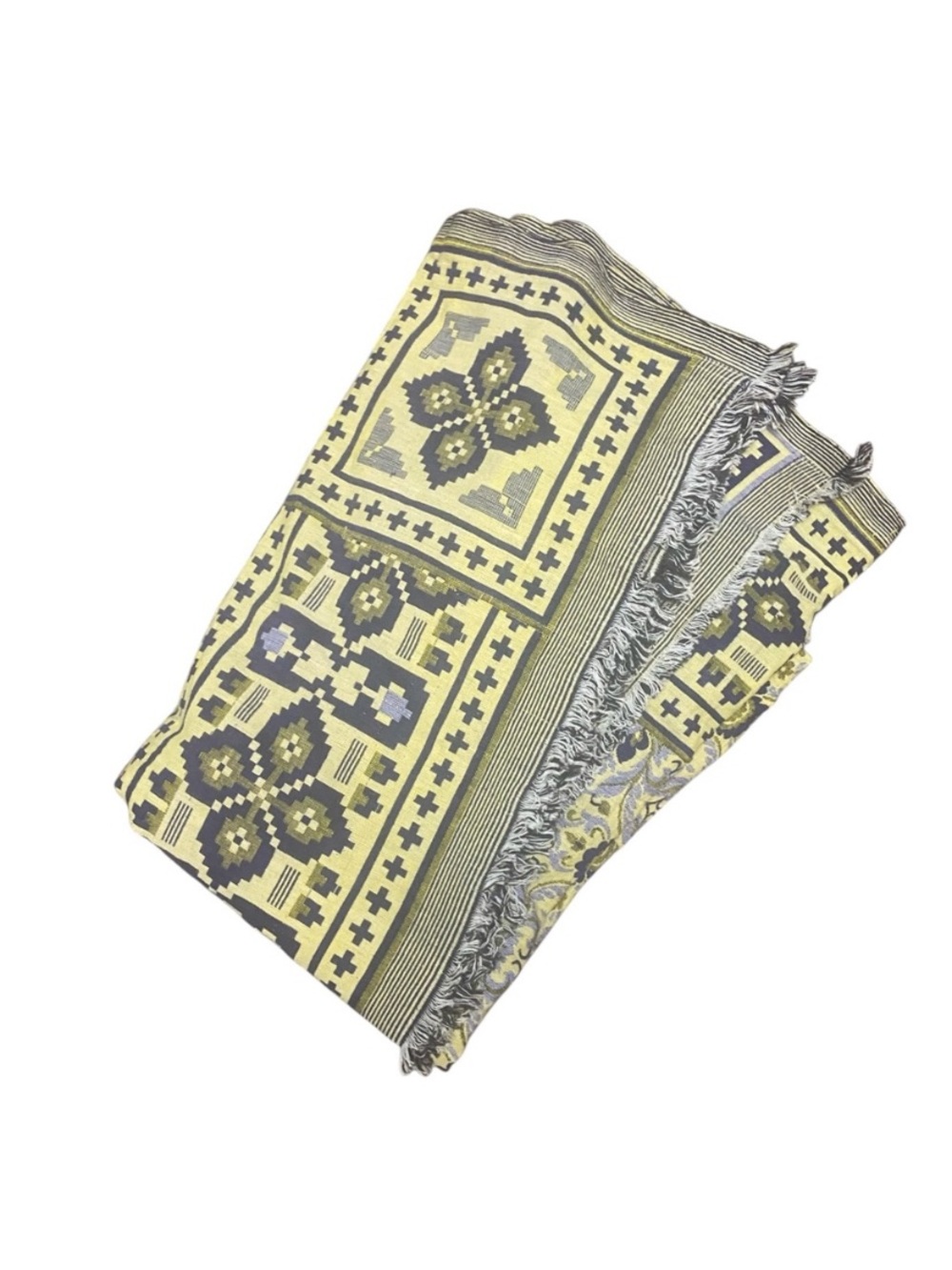Monika Special Quality Hand Woven Turkish Tapestry Large Rug Size 90x104 Yellow